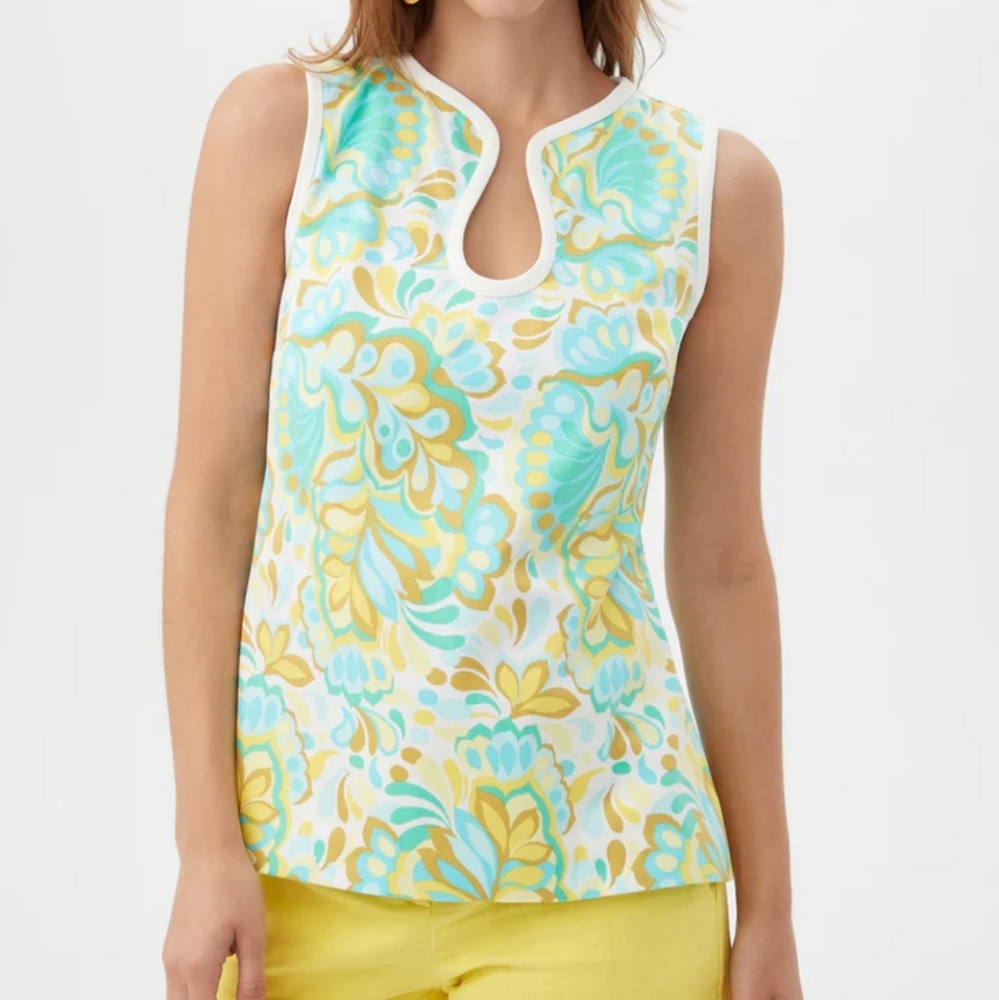 TRINA TURK LANDSCAPE TUNIC Sz Small